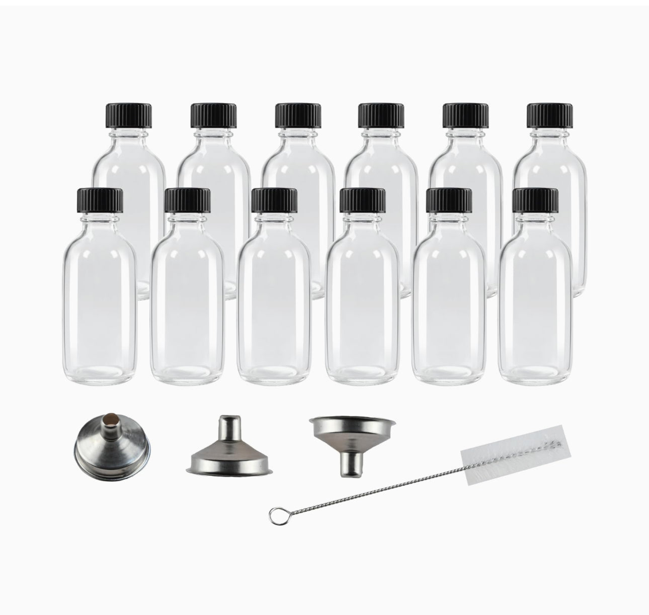 12pcs Glass ginger shots bottles