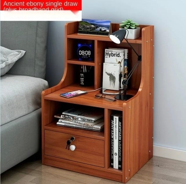 Modern bedside table storage cabinet