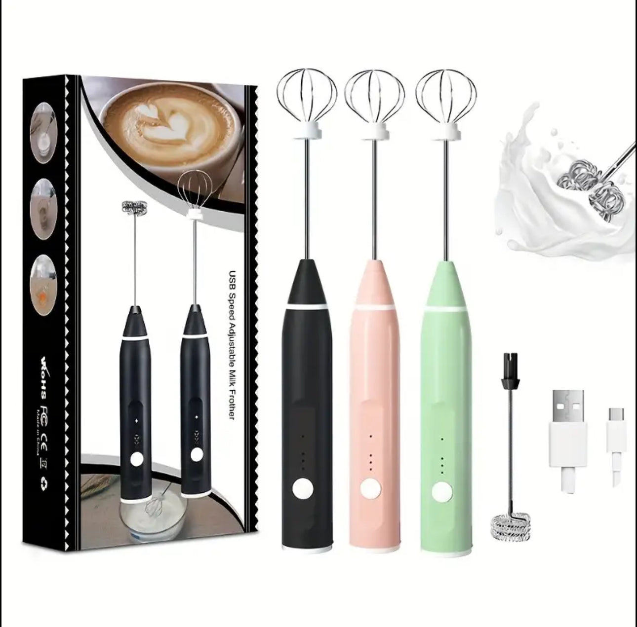 2 in1 Electric Milk Frother