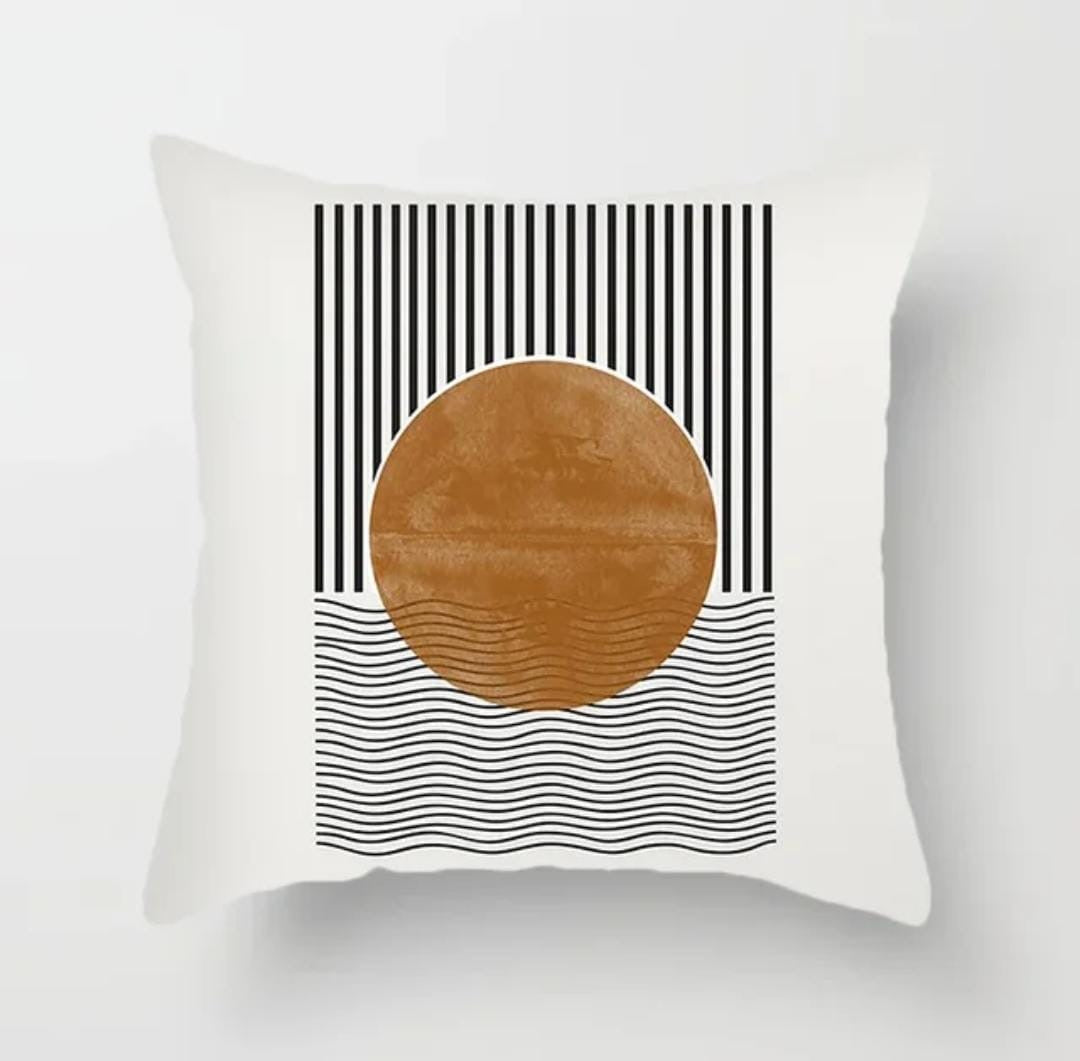 Abstract decorative throw pillow covers