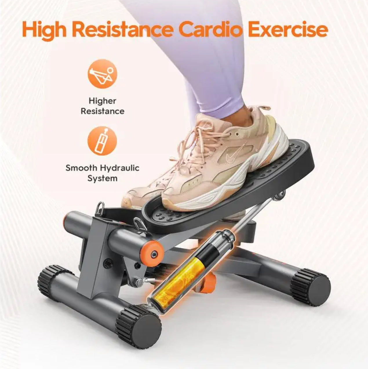 Mini stepper with Resistance Bands
Fitness to behold