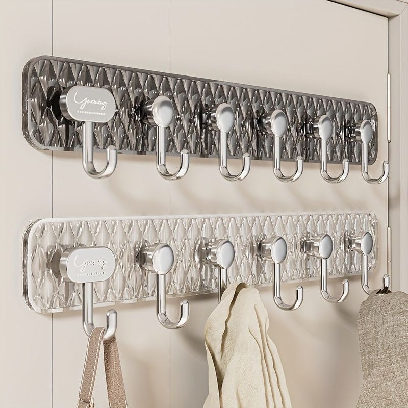 Luxury Six-Row Adhesive Hooks