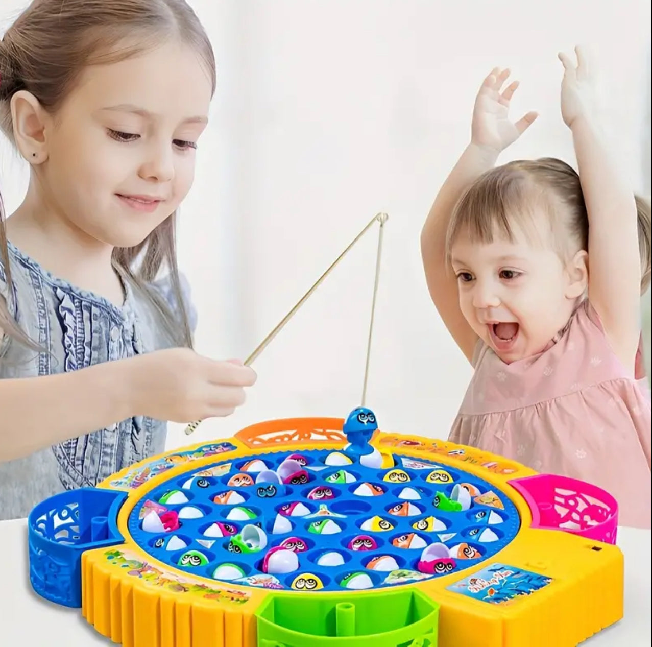 Family bonding fishing game