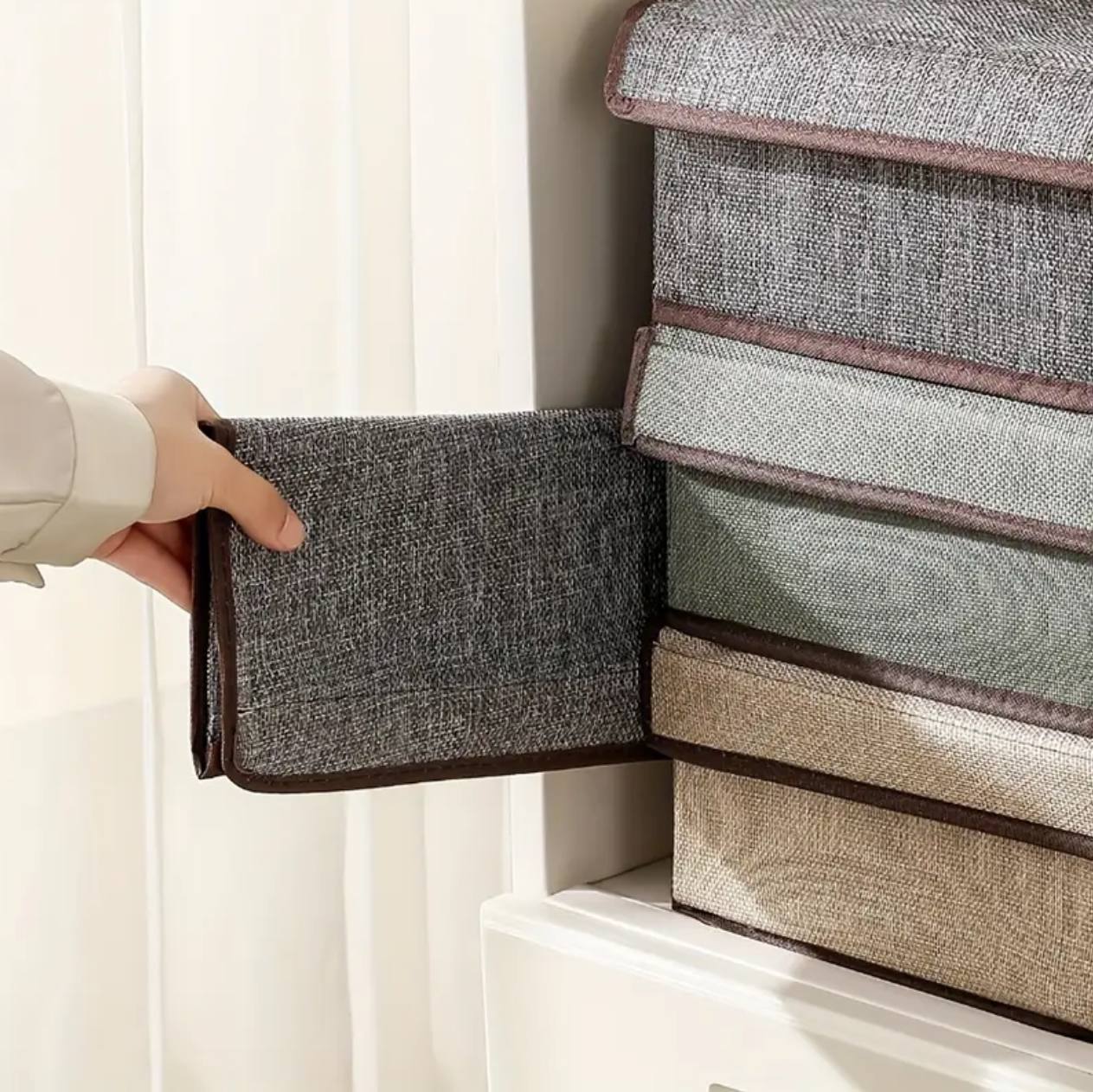 Garment organizer with cover