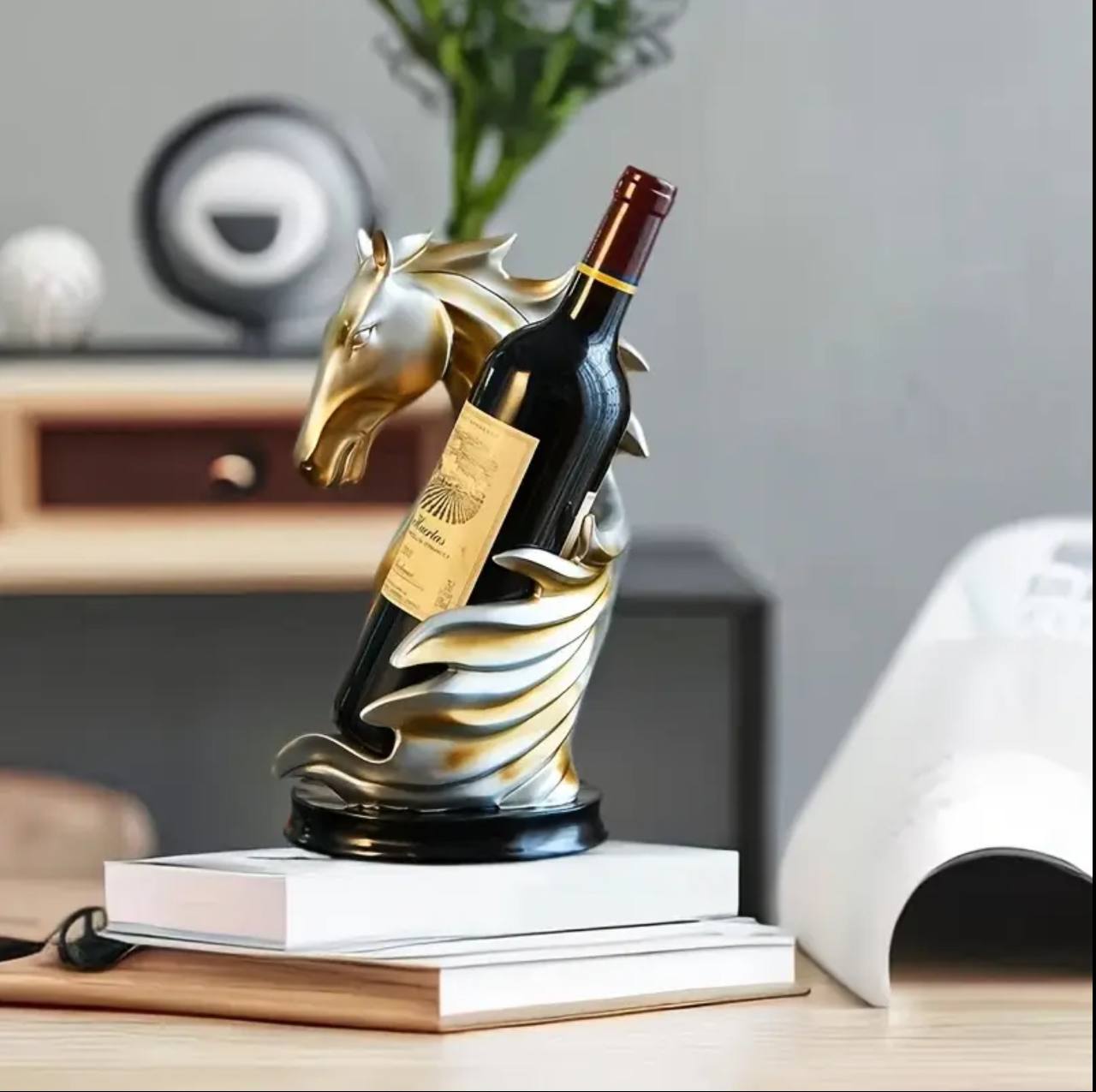 Horse Head Wine Rack