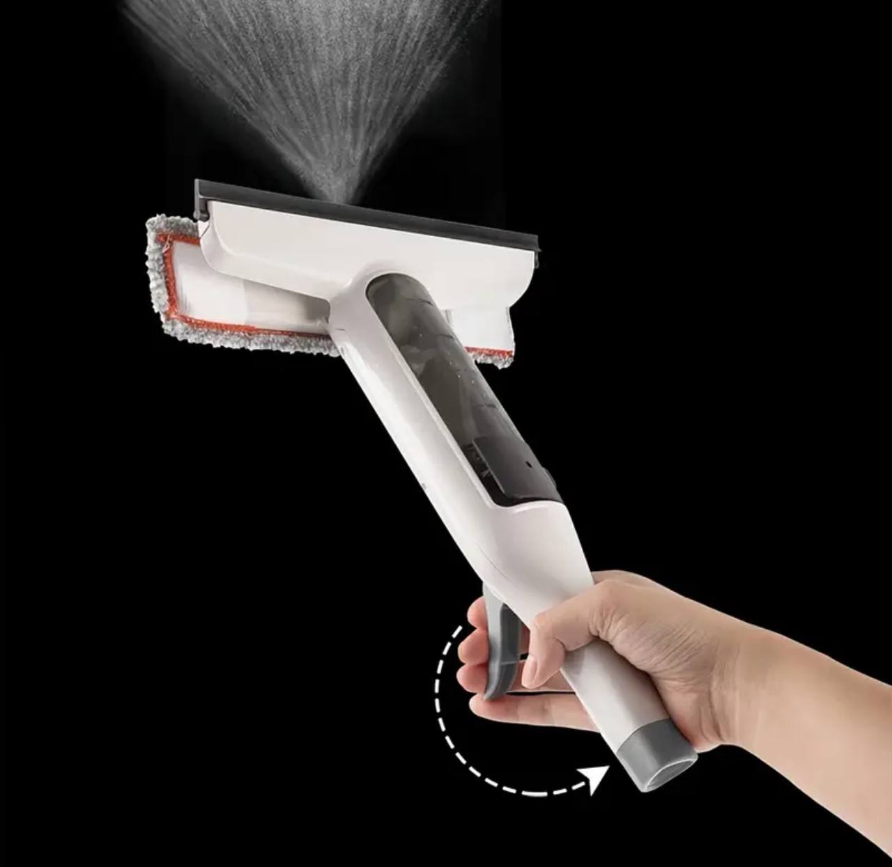 Window Cleaner with sprayer and squeegee