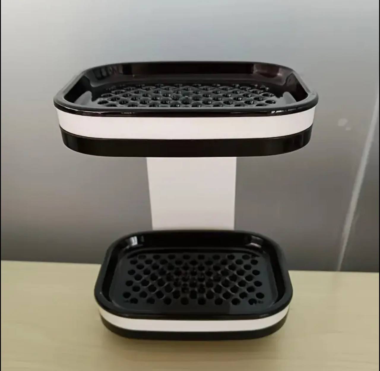 Acrylic soap dish 2 tier