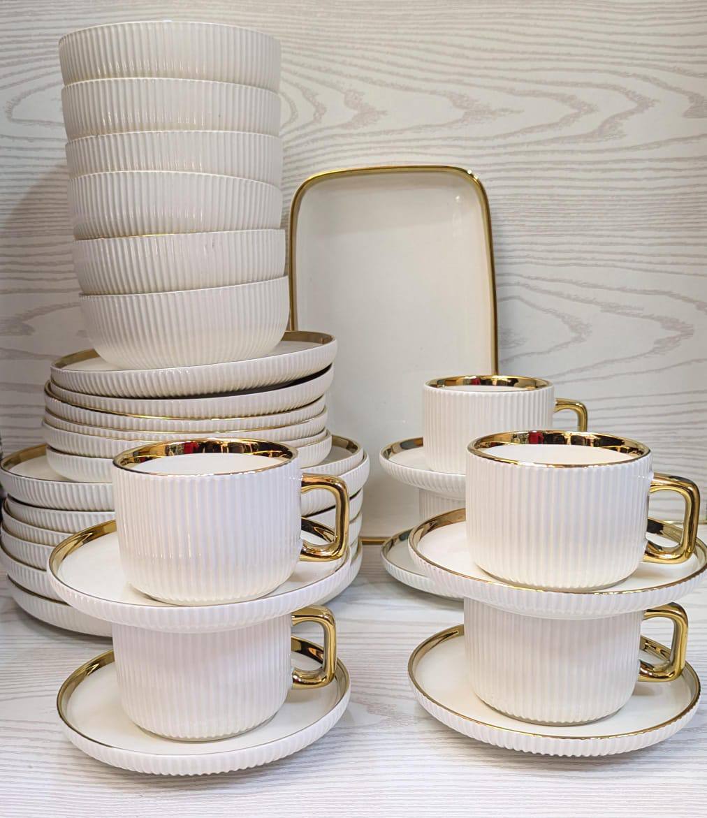 32pcs Elegant European Porcelain Dinner set