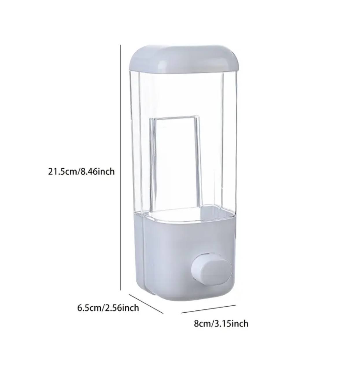 Wall mounted soap dispenser