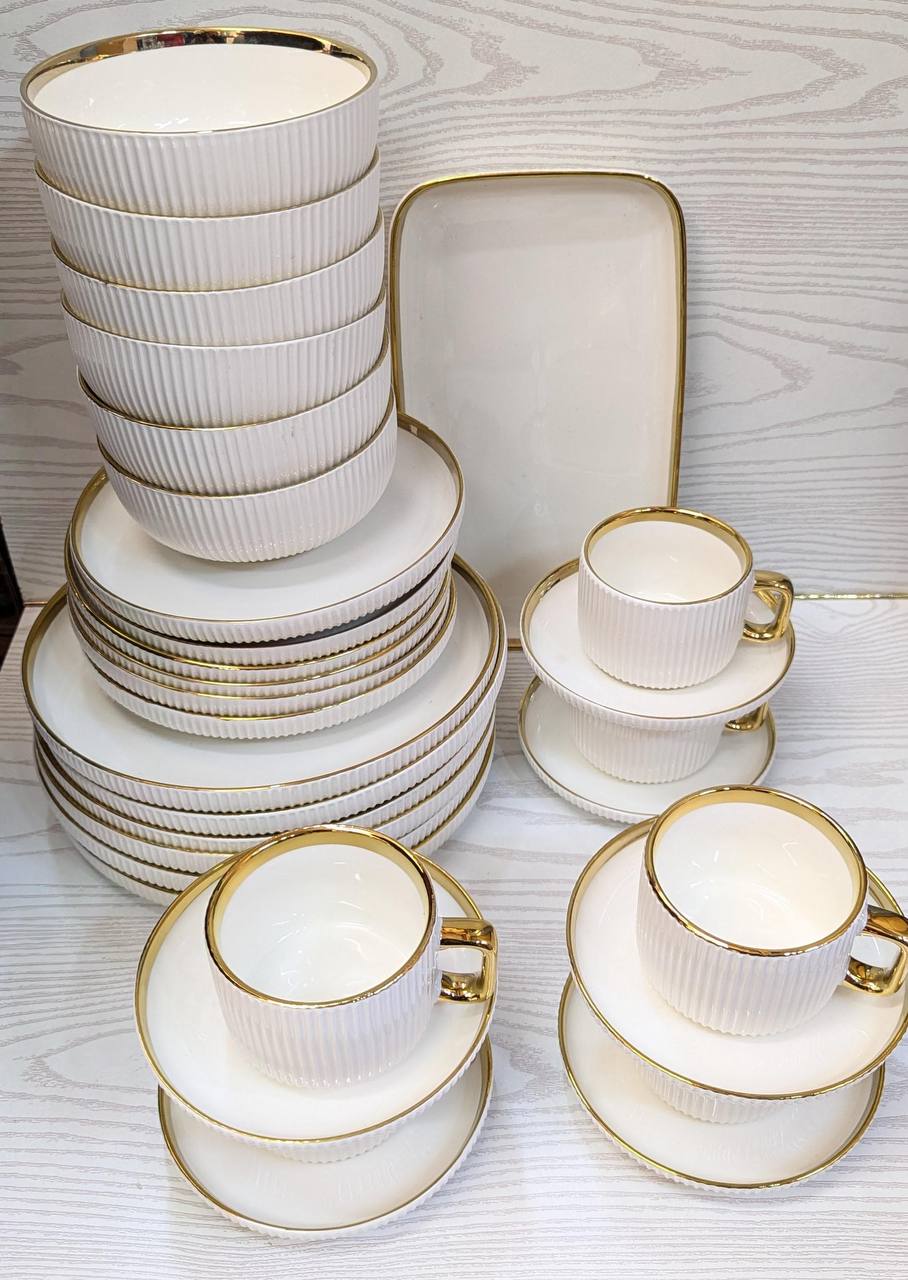 32pcs Elegant European Porcelain Dinner set