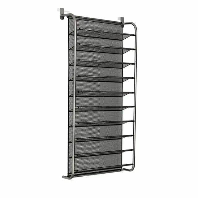 10 Tier Over The Door Shoe Organizer
