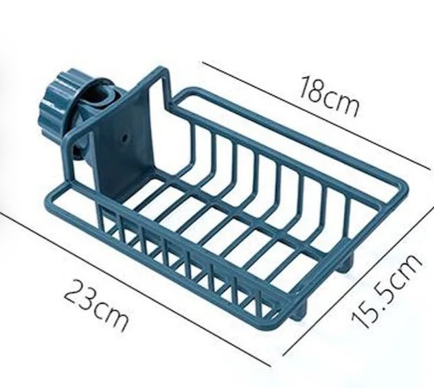 Kitchen faucet sink rack organizer