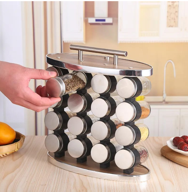 16 piece spice rack