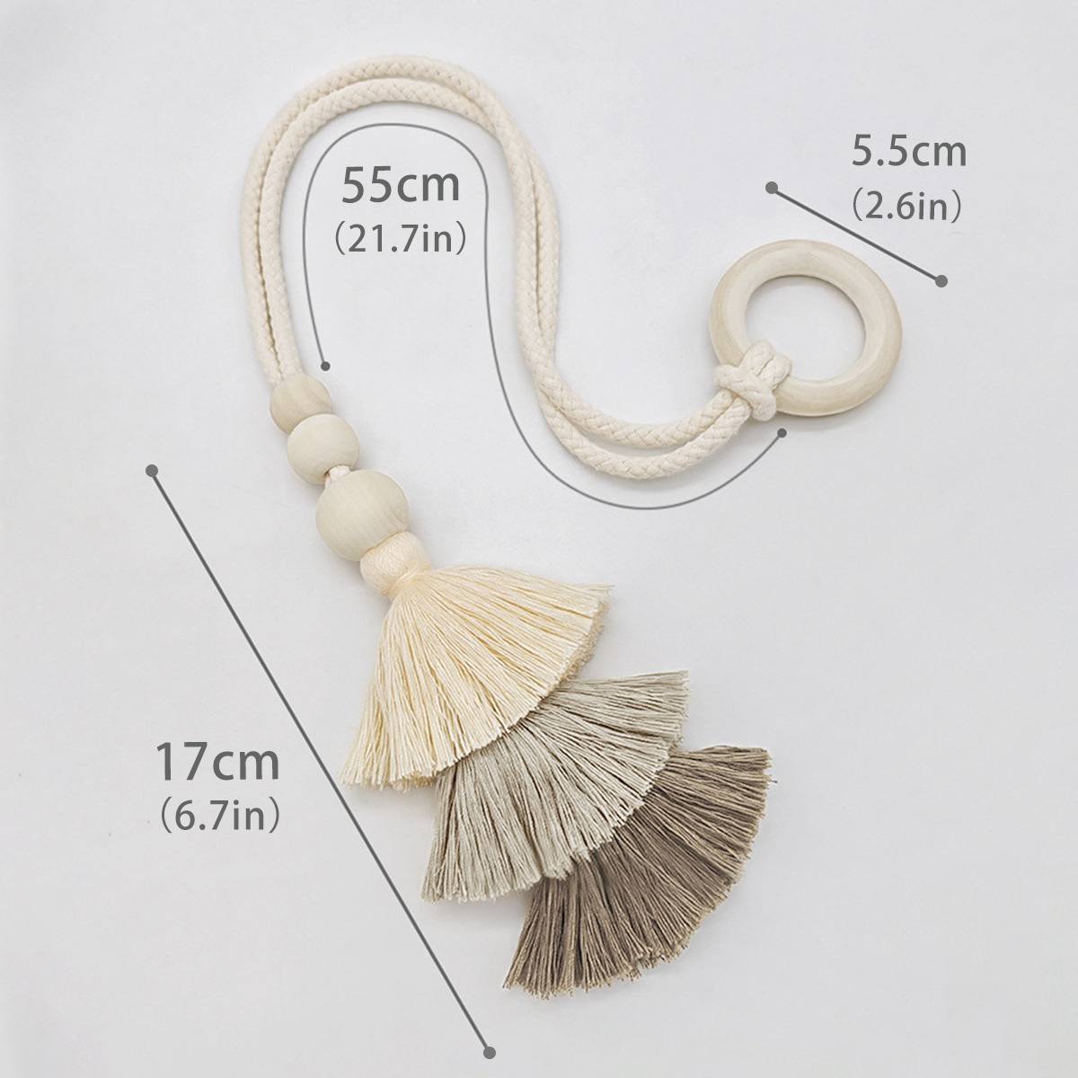 2pcs Tassel Curtain Tie Backs