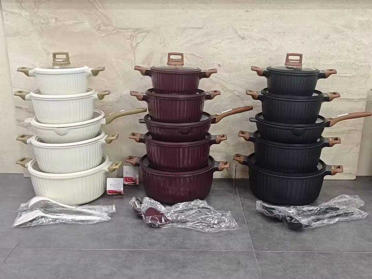 16pcs OSFE GRANITE COOKWARE SET