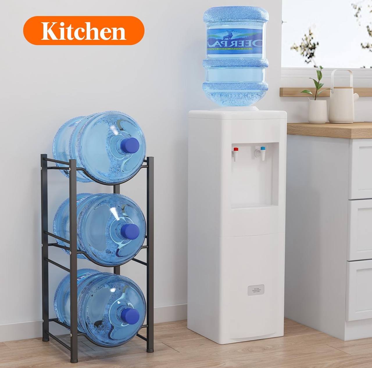 3 tier Water Bottle holder rack