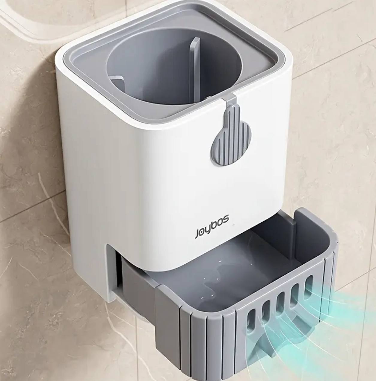 Wall Mounted Long Handle Toilet Cleaning Brush With Holder