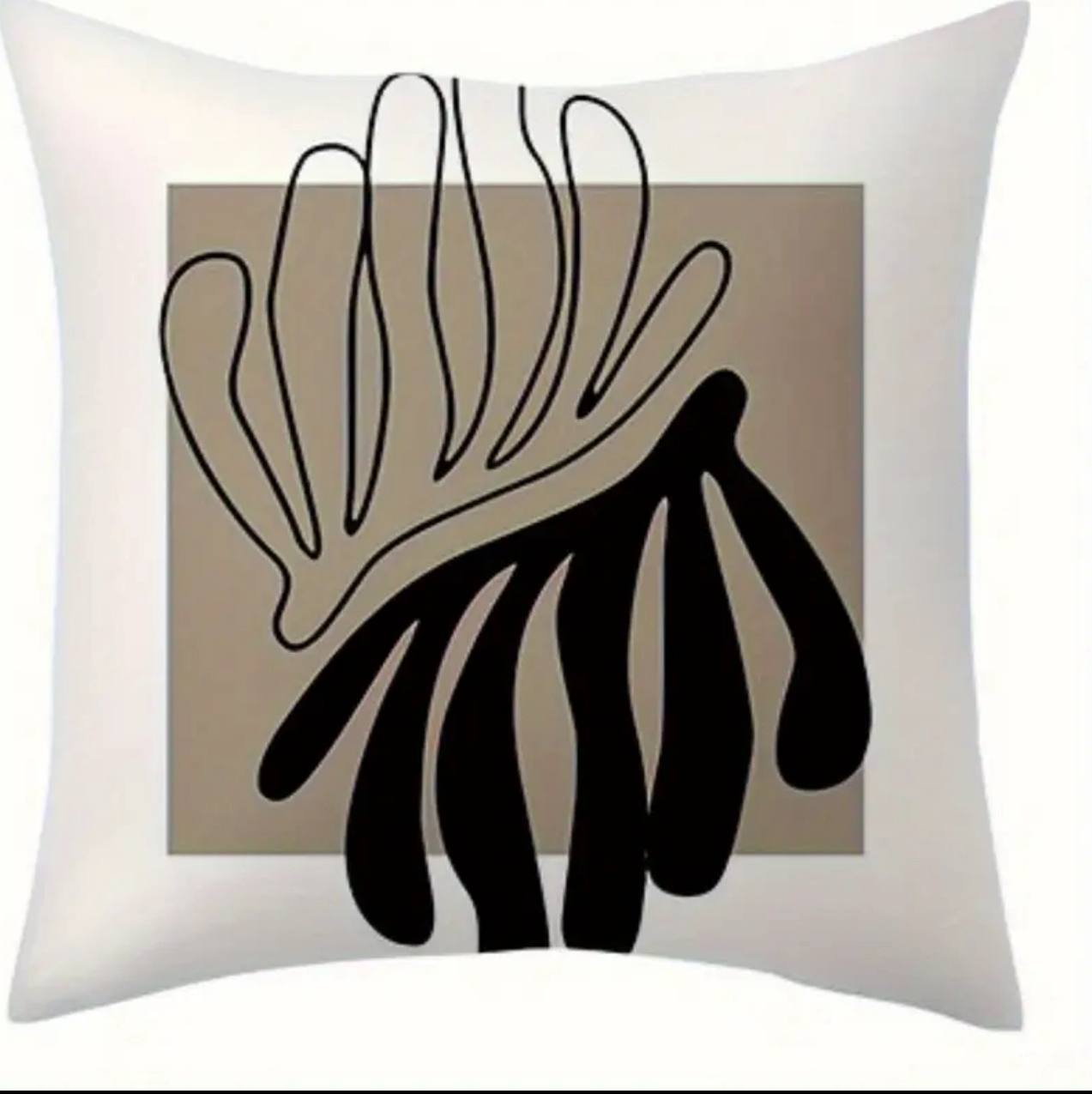 Abstract decorative throw pillow covers