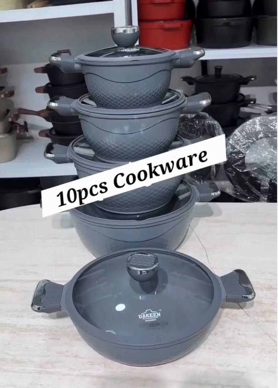 UAKEEN 10pcs Cookware set