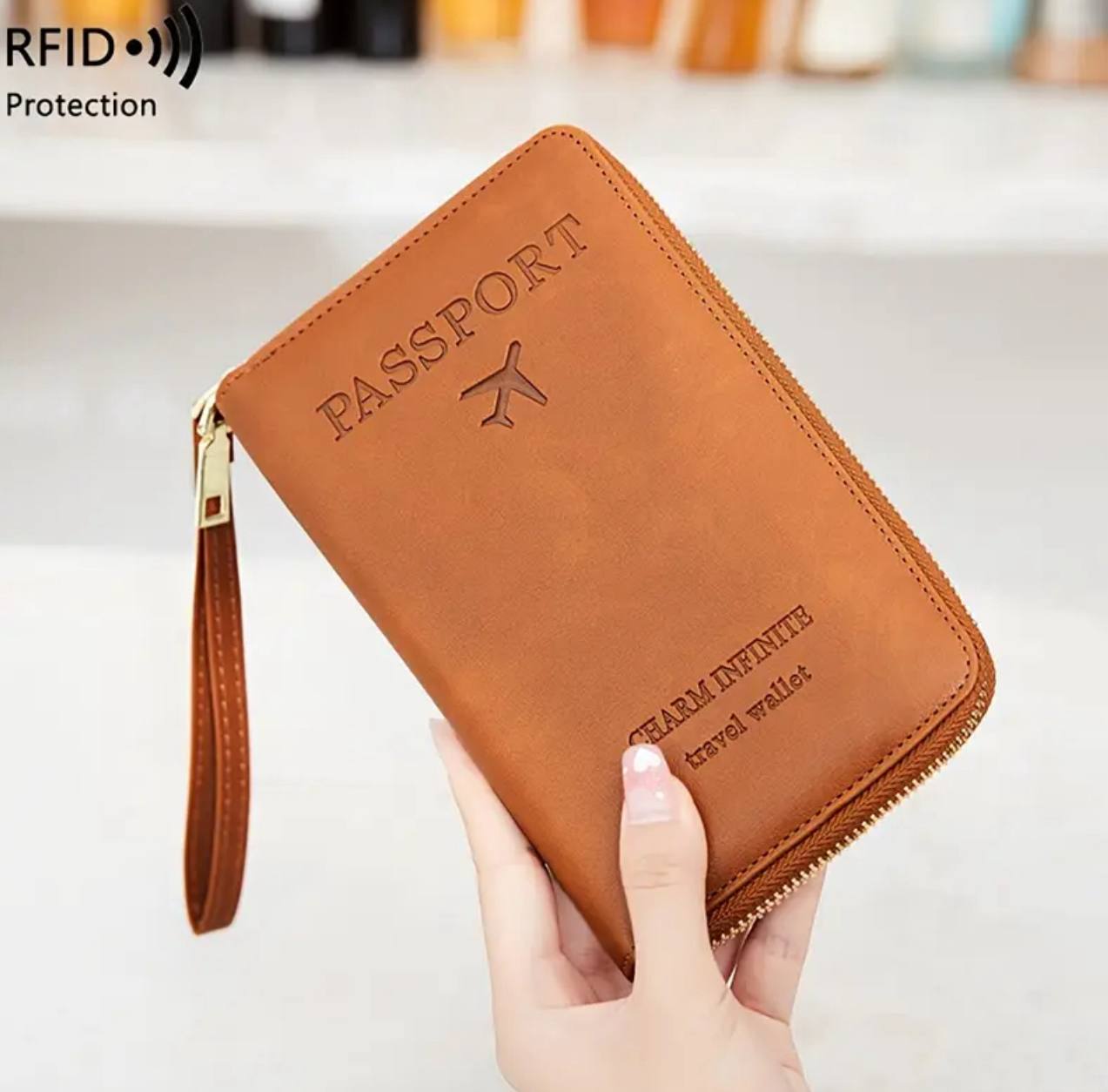 Travel wallet passport protector case