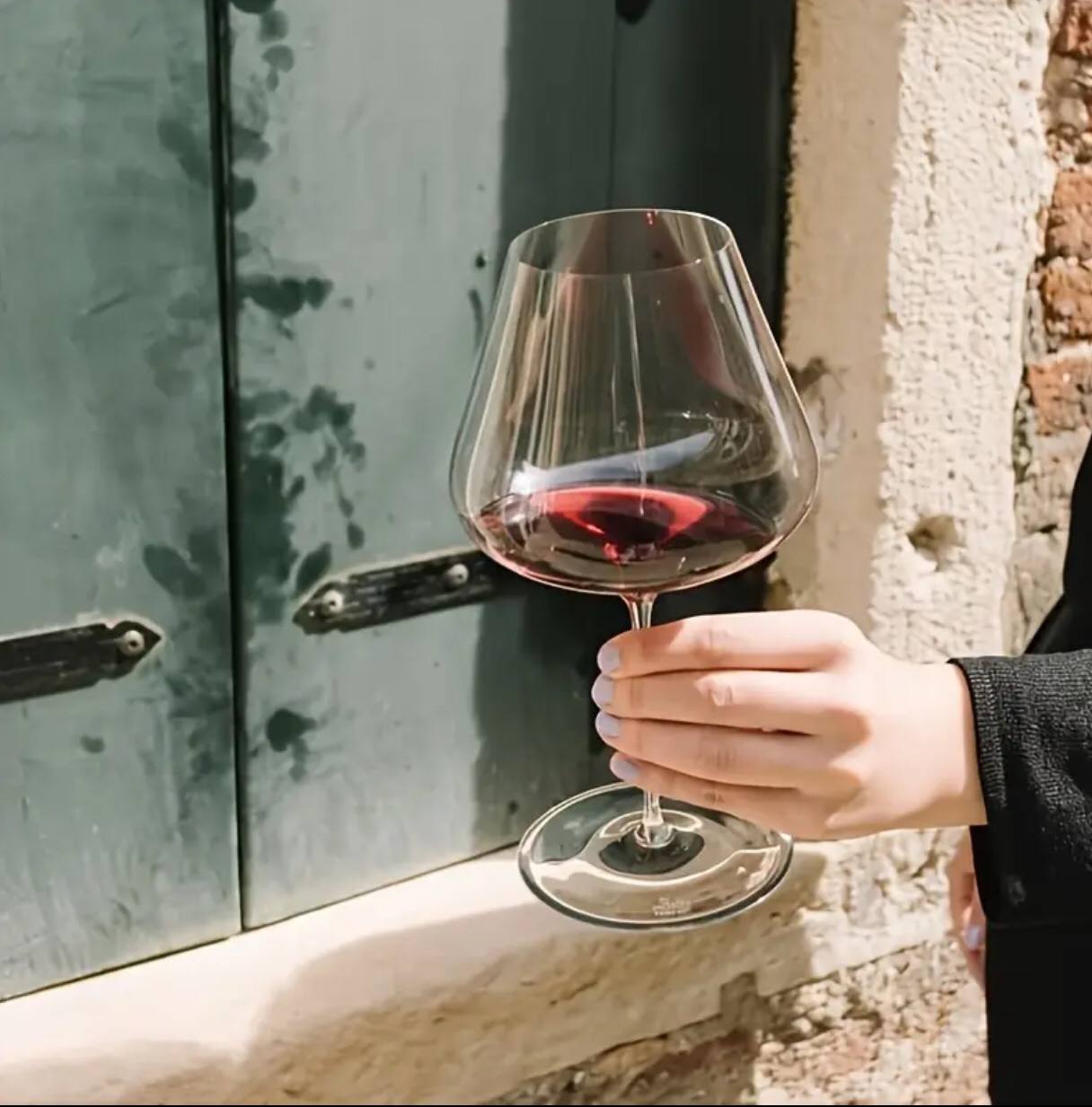 2pc Large Capacity Crystal Wine Glass