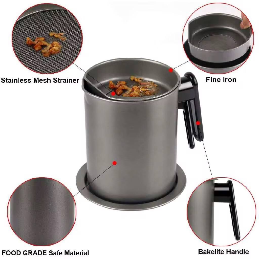 1.5 Oil  metallic black sieve