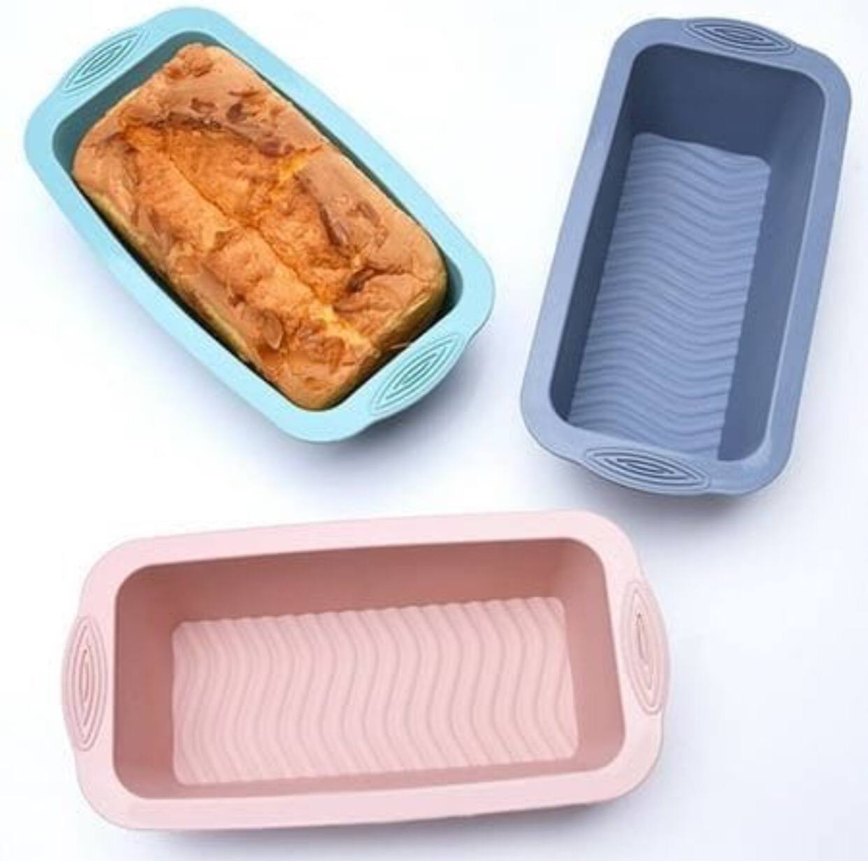 3D silicon bread baking tins