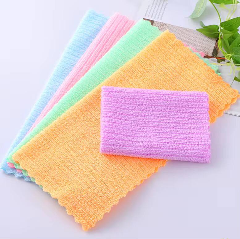 5pcs Household Cleaning Dishwashing Cloth