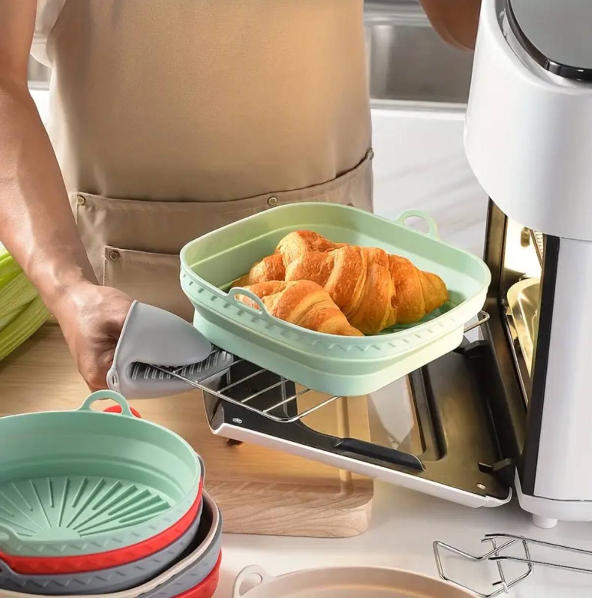 Air Fryer Silicone Pot Round /Square