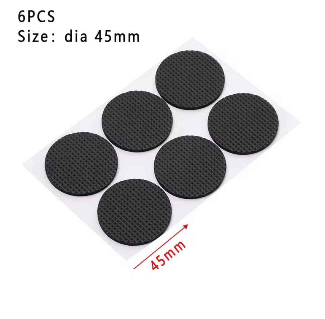 6pc Self Adhesive Furniture Leg Feet Protector Pad