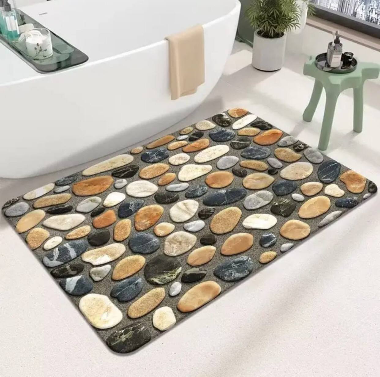 3D Anti-slip Bathroom Floor Mat