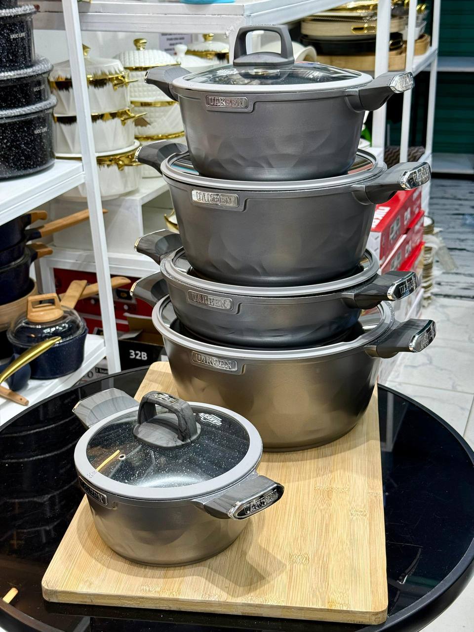 UAKEEN 10pcs Cookware set