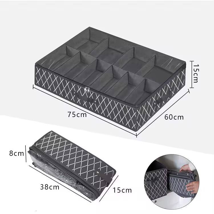Under bed breathable Shoe storage bag