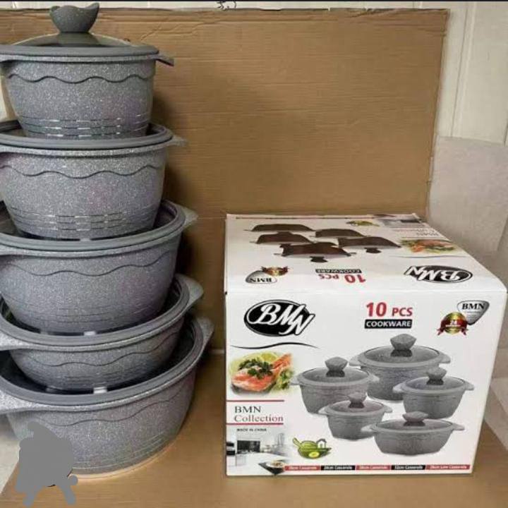 10pcs BMN LANTERN SHAPE granite cookware set