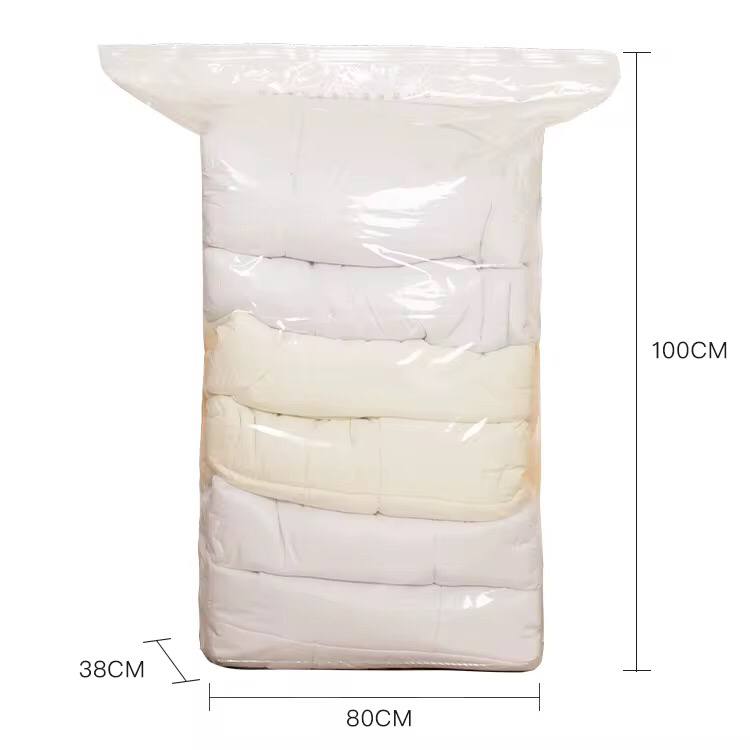 5pcs set No Pump Needed Vacuum Storage Bags