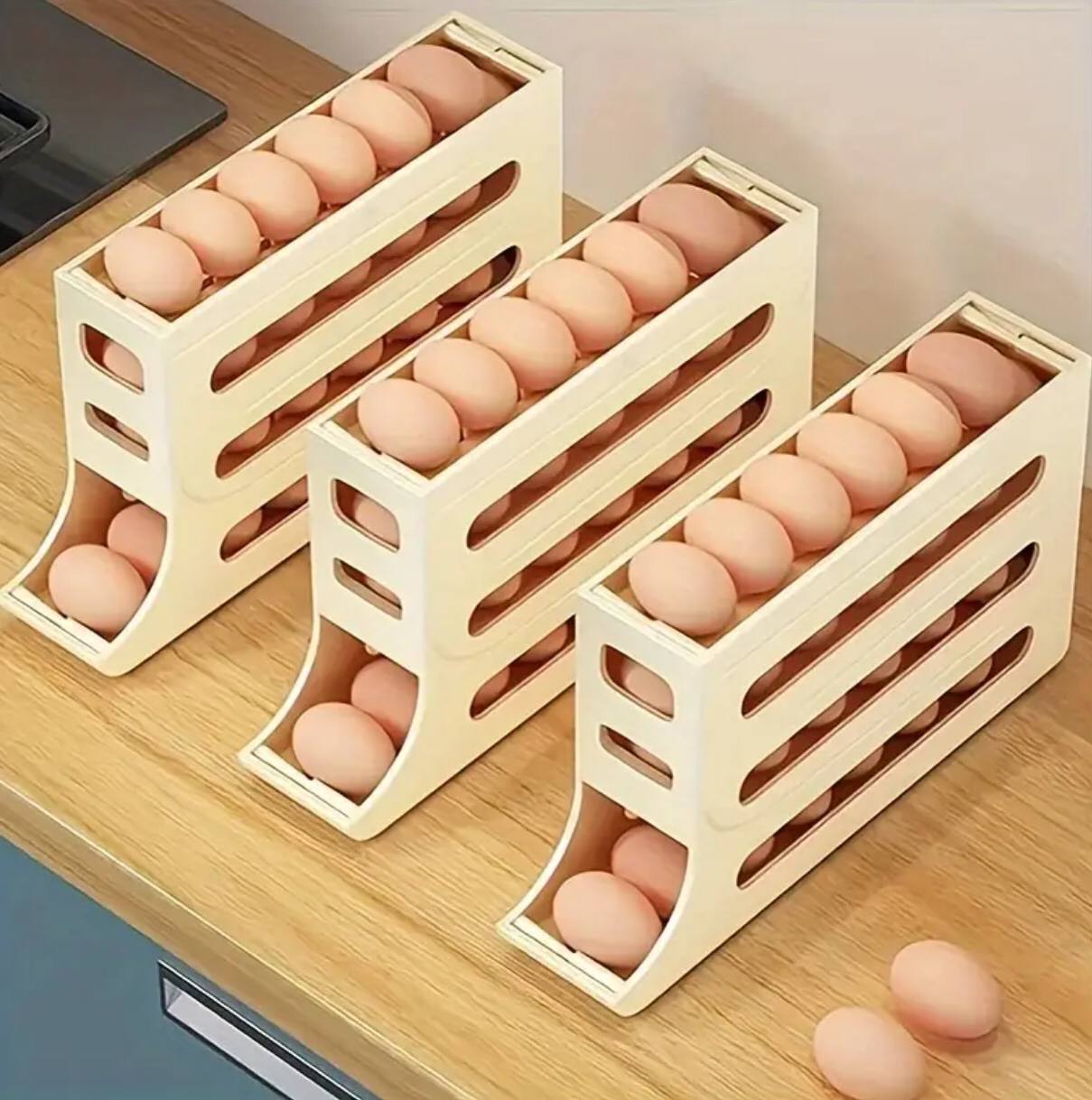 4 layer Rolling egg dispenser
