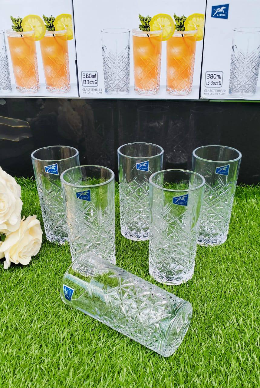 A set of 6pcs Water / Juice Glass