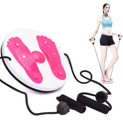 Yoga twisting disc plate