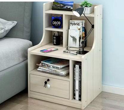Modern bedside table storage cabinet