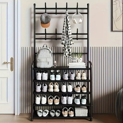 3 in 1 five tier storage rack/hanger