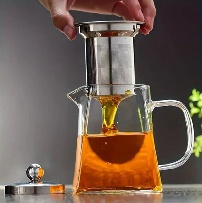 Borosilicate Glass Tea Pot  with Infuser
