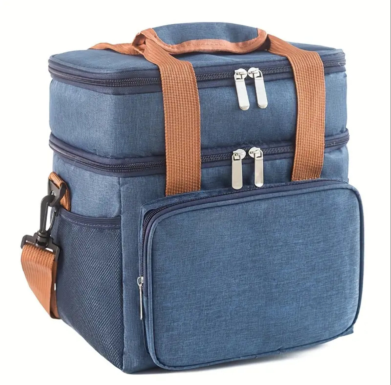 Double Compartment (15L) Insulated Lunch Bag