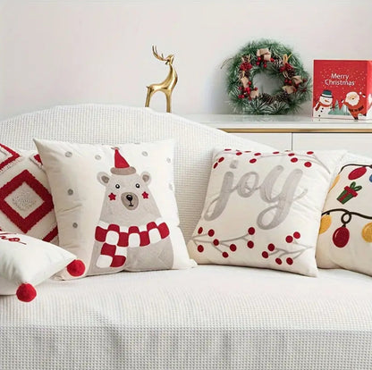 3pcs High Quality Decorative Christmas Pillow Covers