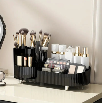 Rotatable cosmetic storage box