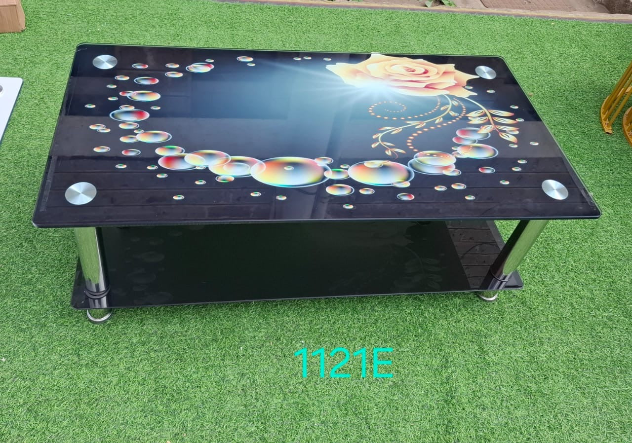 Heavy glass coffee table