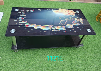 Heavy glass coffee table