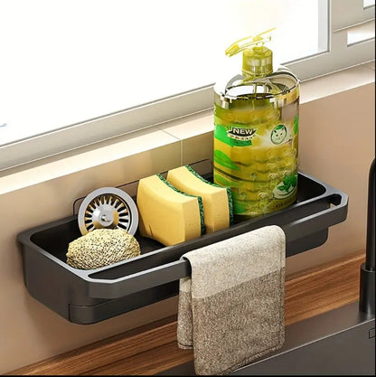 Wall-Mounted Sink Caddy Organizer