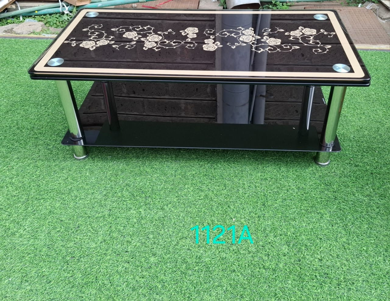 Heavy glass coffee table