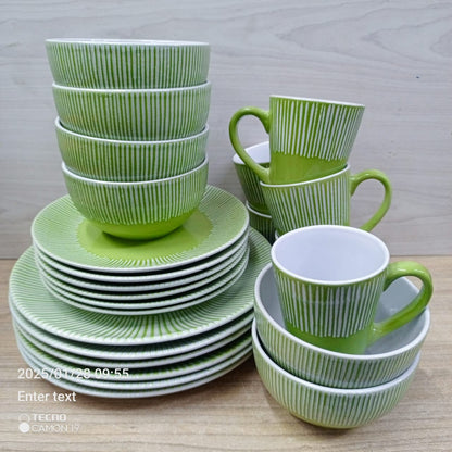 24pcs ceramic dinner