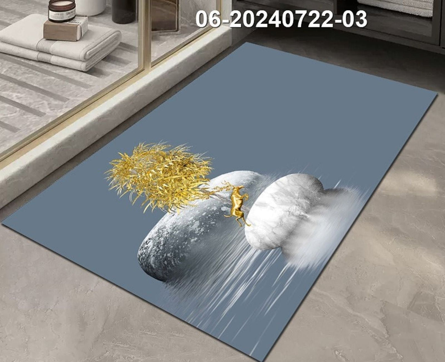 Doormat Super non_ slip with rubber bottom,absorbent, skid-resistance base